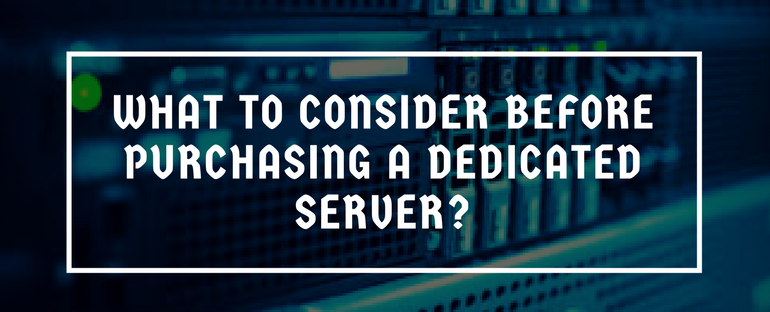 buy dedicated server