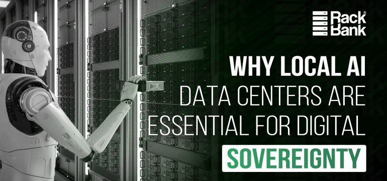 Modern AI data center in India powering digital sovereignty and data localization efforts