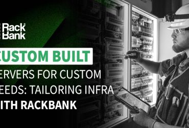 RackBank custom-built servers in a modern data center, optimized for diverse business workloads.