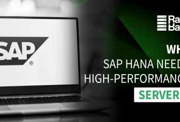High-performance servers powering SAP HANA workloads in a data center