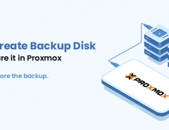 How to create backup disk and configure in proxmox