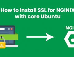 how to install ssl for nginx with core ubuntu