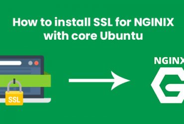 how to install ssl for nginx with core ubuntu