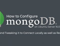 How to Configute MongoDB