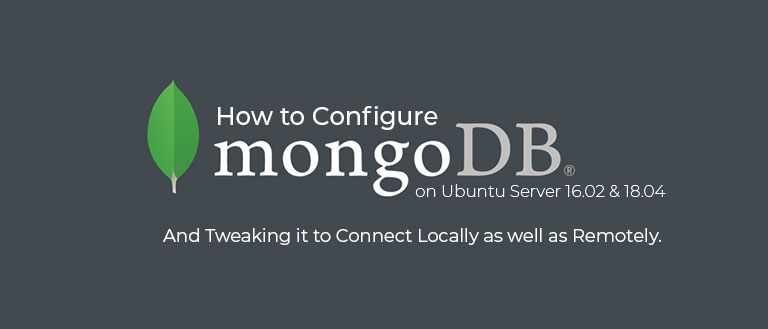 How to Configute MongoDB